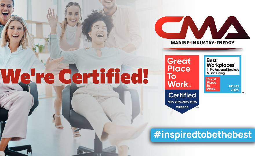CMA D. ARGOUDELIS & CO S.A. Recognized Among the Best Workplaces™ in Professional Services & Consulting Hellas 2025